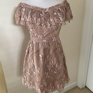 Wayf Off shoulder dress